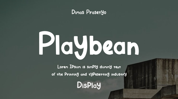 Playbean Font