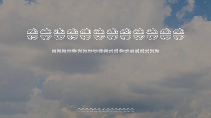 Circulaflora Split Monogram Font