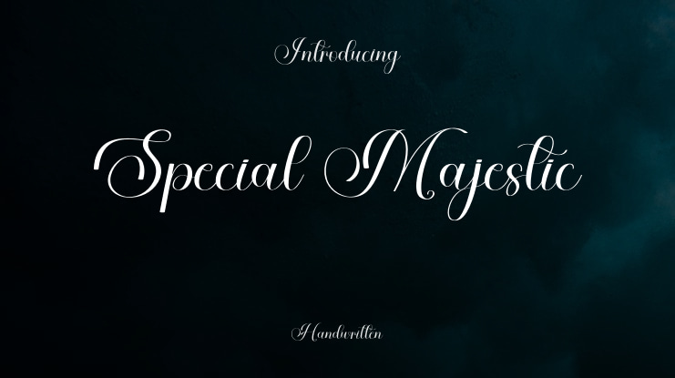 Special Majestic Font