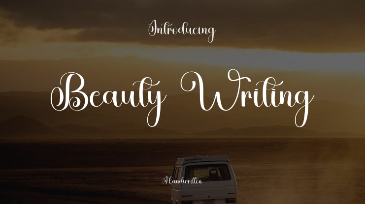 Beauty Writing Font