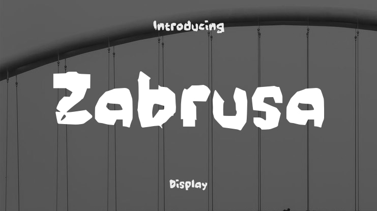 Zabrusa Font