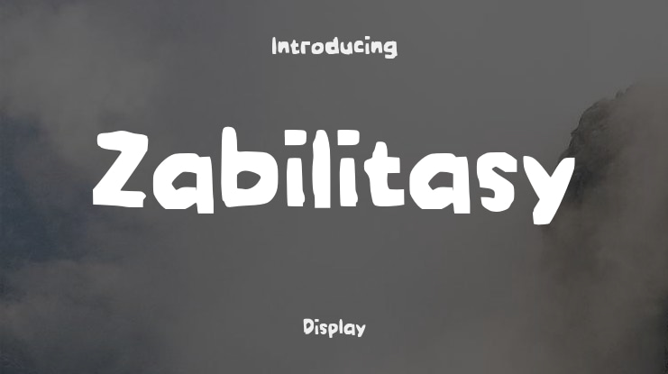 Zabilitasy Font