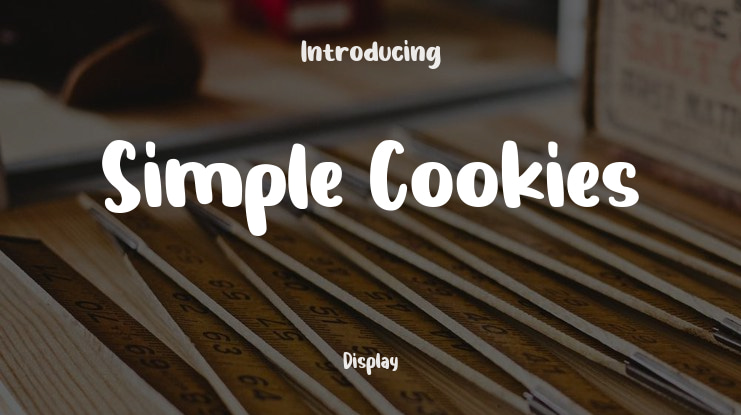 Simple Cookies Font
