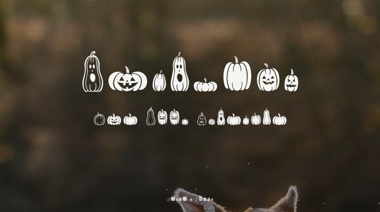 Pumpkins Are Cool Font