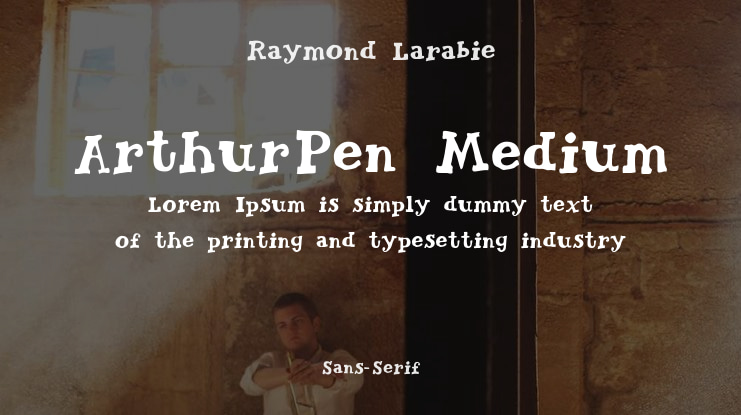 ArthurPen Medium Font