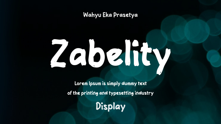 Zabelity Font