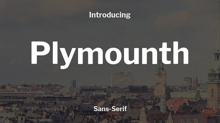Plymounth Font