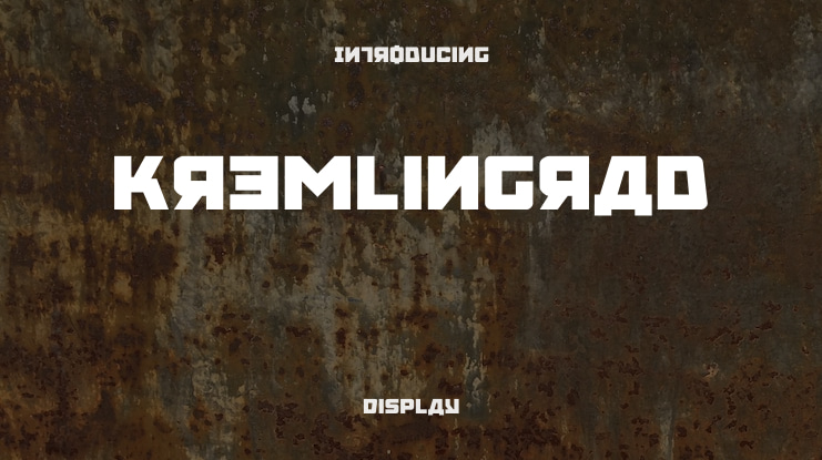 Kremlingrad Font Family