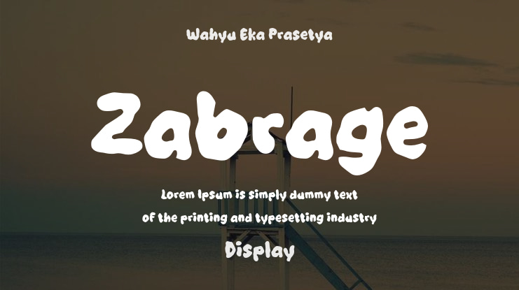 Zabrage Font