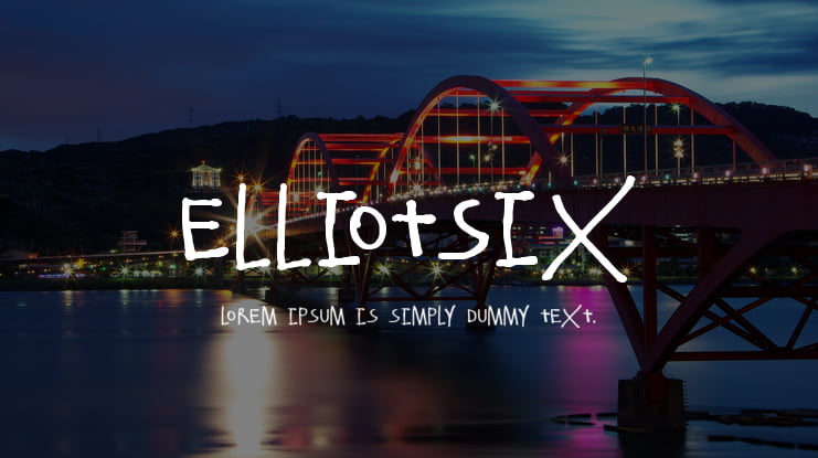 ElliotSix Font
