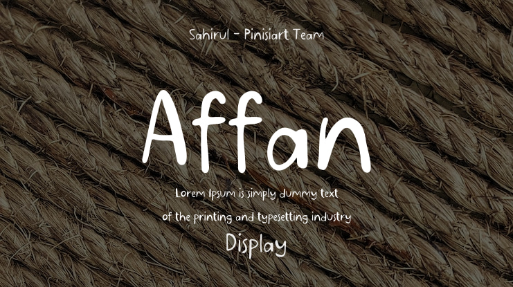 Affan Font