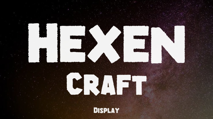 Hexen Craft Font Family