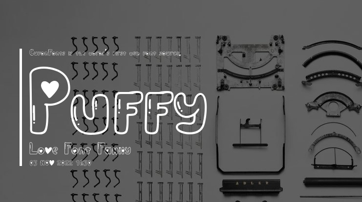Puffy Love Font