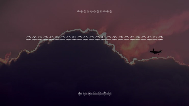 Lauressence Split Monogram Font