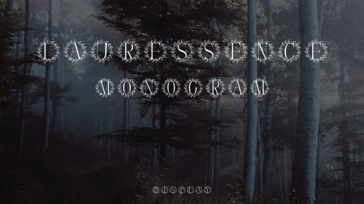 Lauressence Monogram Font