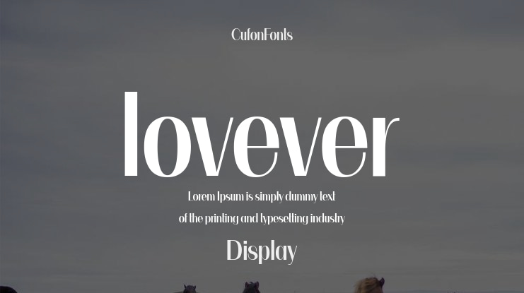 lovever Font Family