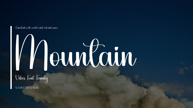 Mountain Vibes Font