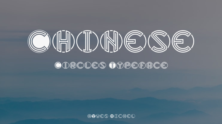 Chinese Circles Font