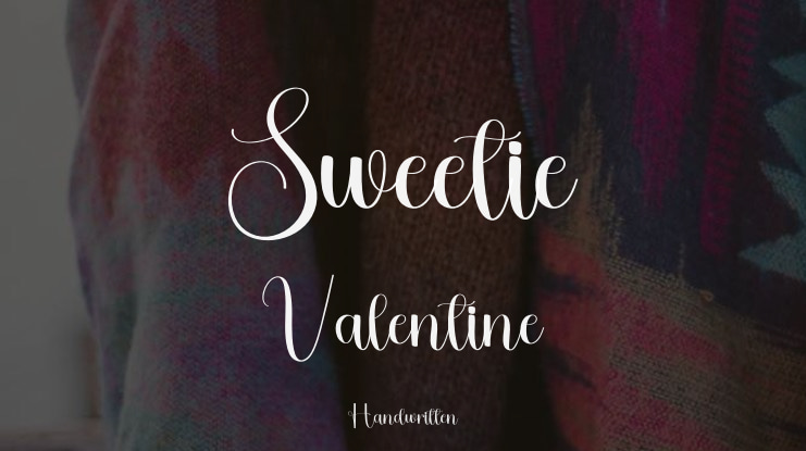 Sweetie Valentine Font
