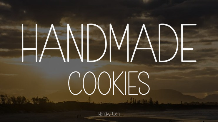 HANDMADE COOKIES Font