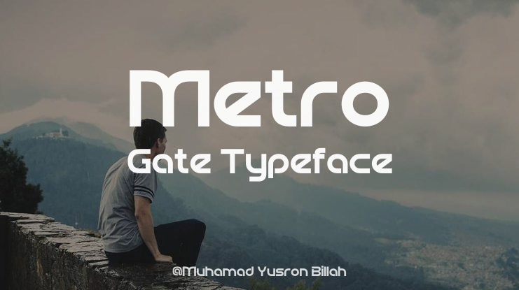 Metro Gate Font