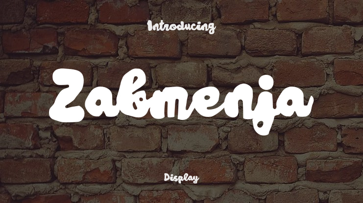 Zabmenja Font