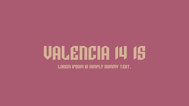 Valencia 14/15 Font