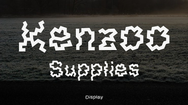 Kenzoo Supplies Font