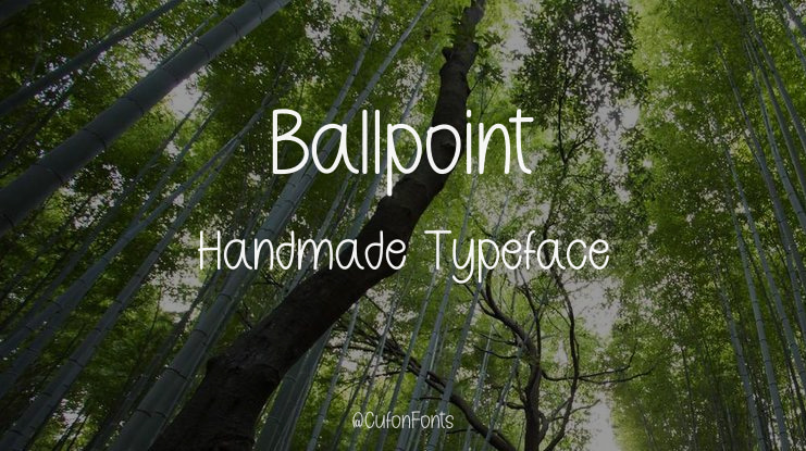 Ballpoint Handmade Font