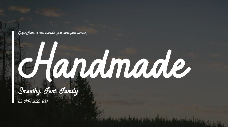 Handmade Smoothy Font