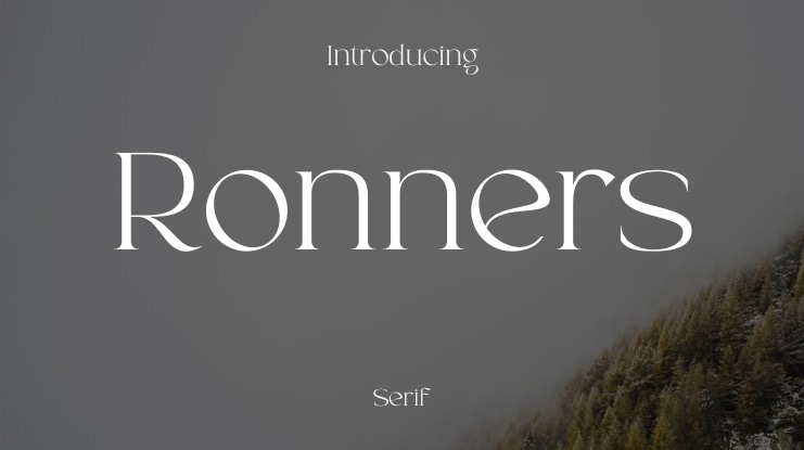 Ronners Font