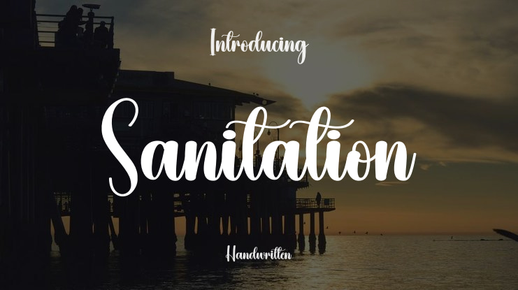 Sanitation Font