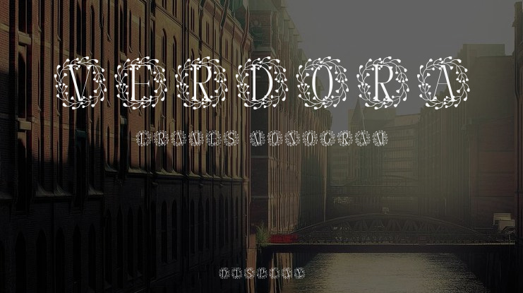 Verdora Frames Monogram Font
