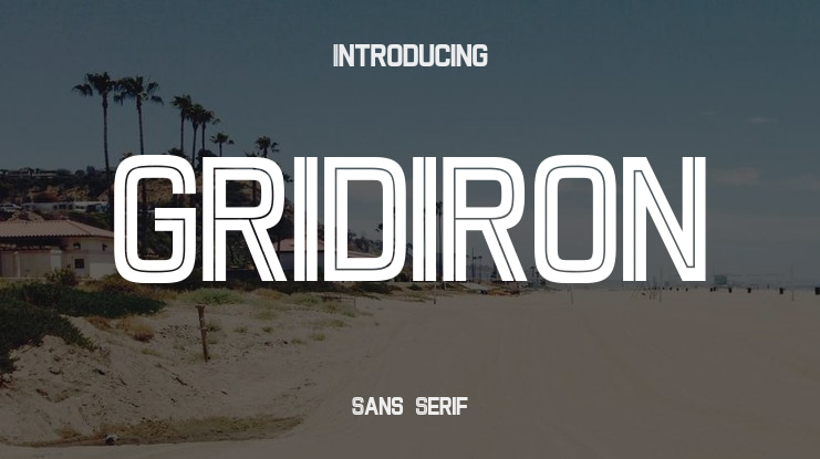GRIDIRON Font