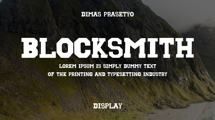 Blocksmith Font
