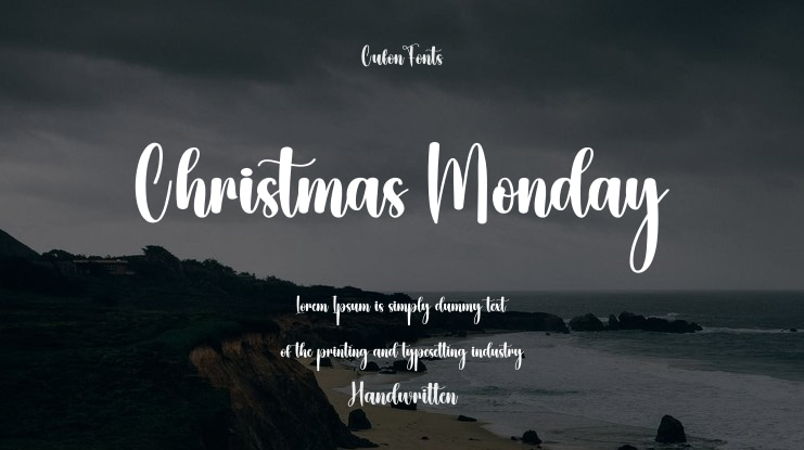 Christmas Monday Font