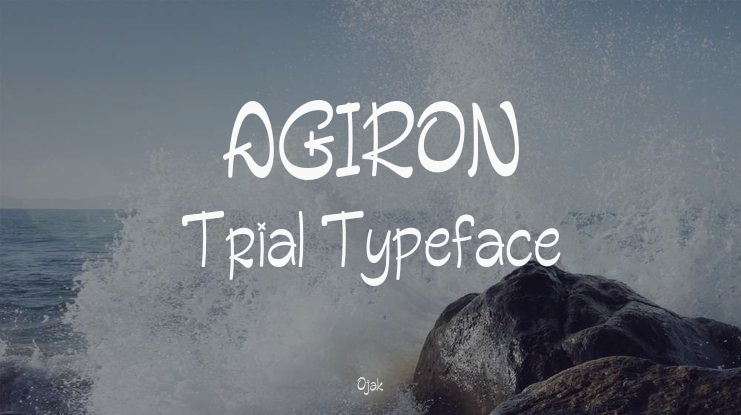 AGIRON Trial Font