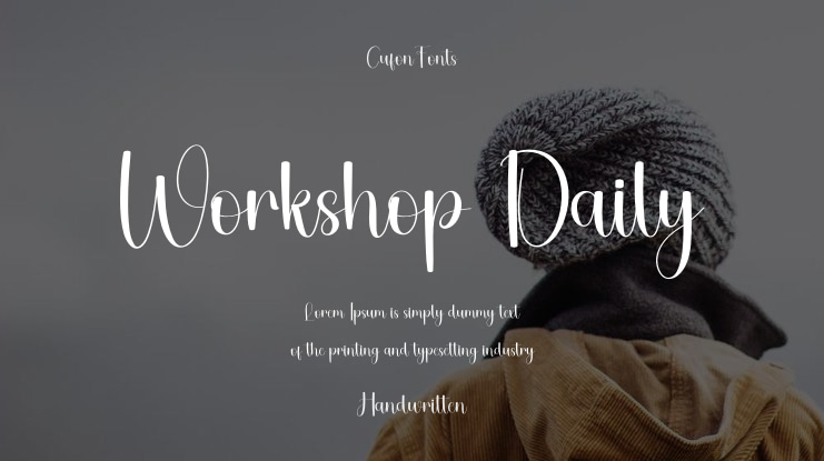 Workshop Daily Font