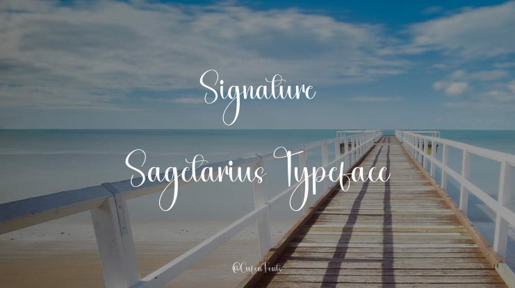 Signature Sagetarius Font