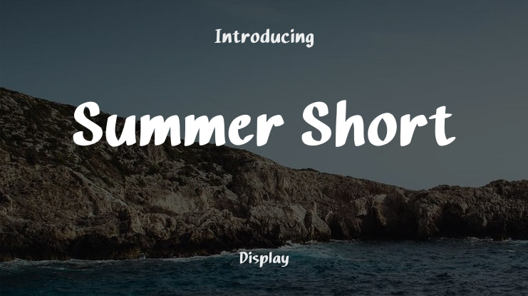 Summer Short Font