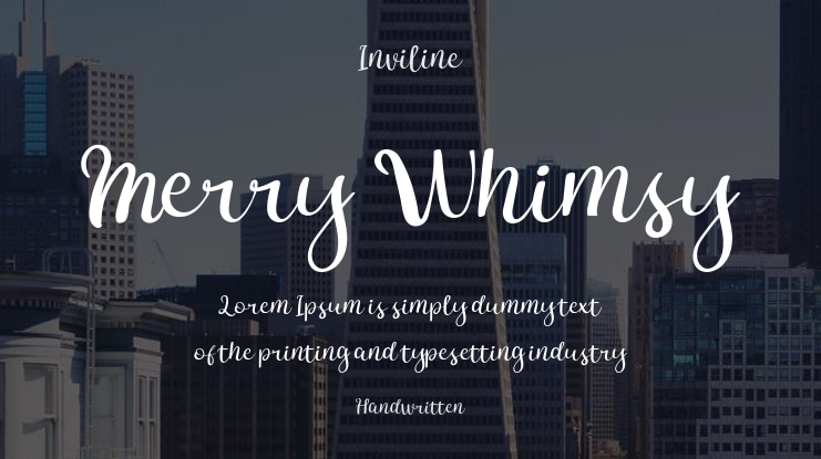 Merry Whimsy Font