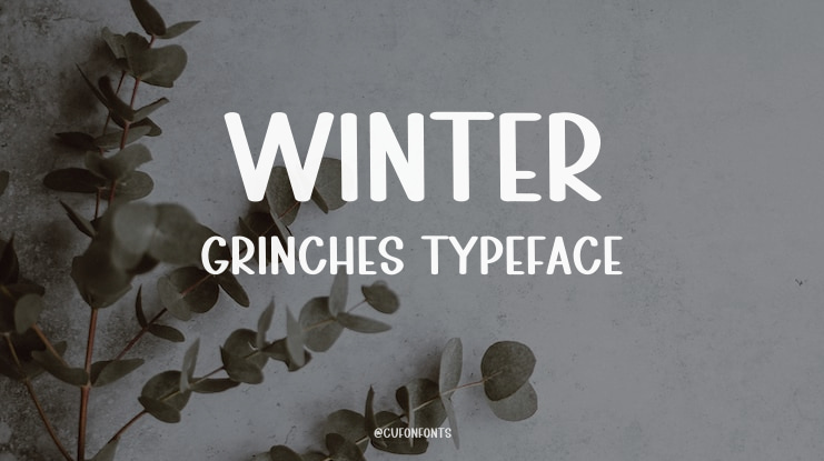 Winter Grinches Font