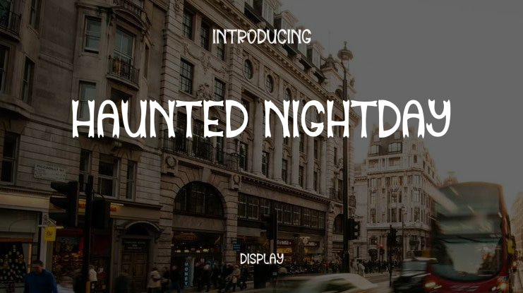 Haunted Nightday Font