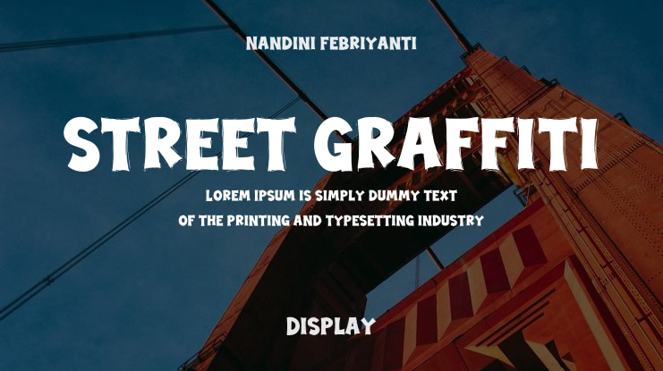 Street Graffiti Font