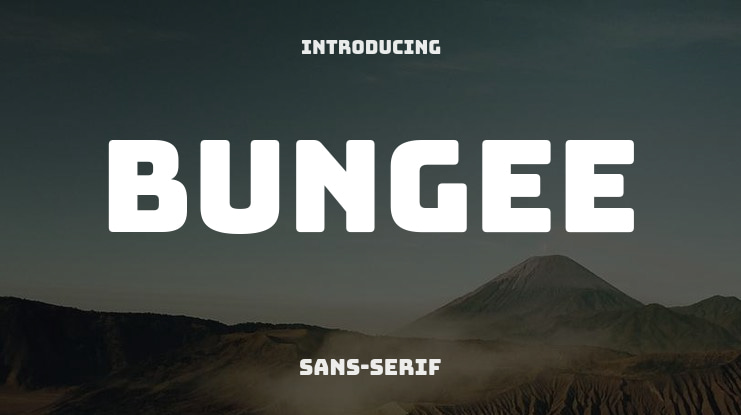Bungee Font