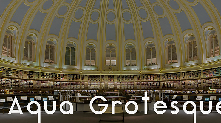 Aqua Grotesque Font