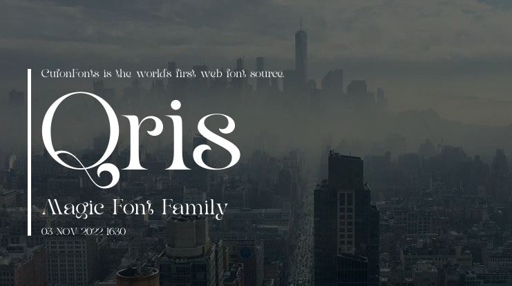 Qris Magic Font