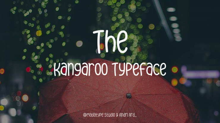 The Kangaroo Font