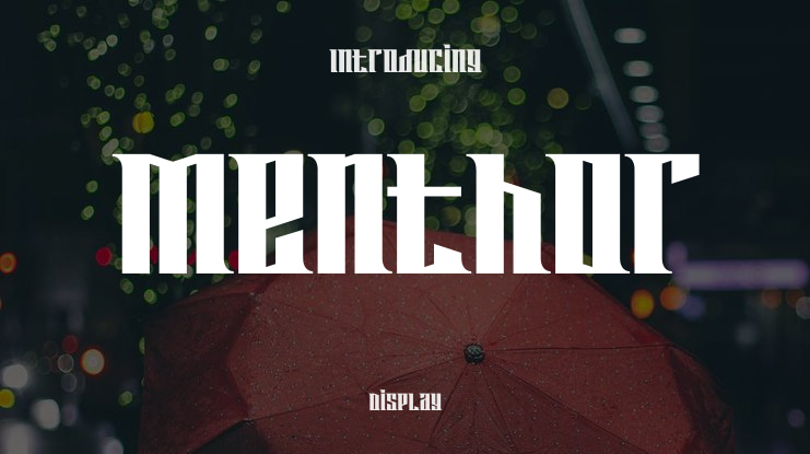 Menthor Font