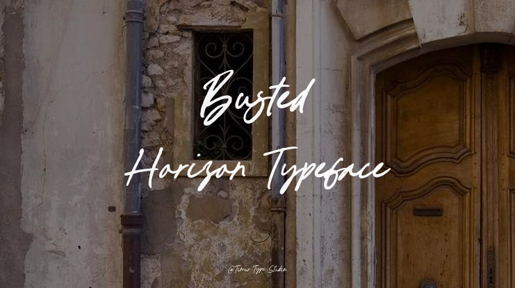 Busted Horizon Font
